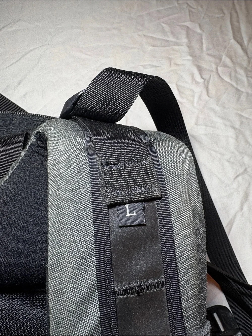 Gregory red and black technical hiking pack